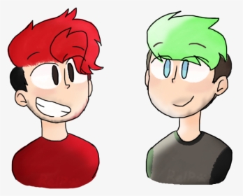 Mouse Draw Is Hard - Markiplier And Jacksepticeye Drawings, HD Png Download, Free Download