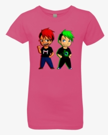 Markiplier And Jacksepticeye Girls - Cartoon Girls Shirt Png, Transparent Png, Free Download
