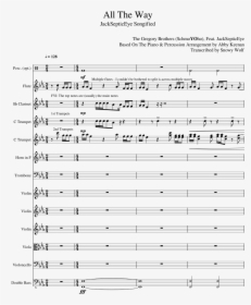 All The Way Jacksepticeye Sheet Music, HD Png Download, Free Download