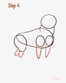 How To Draw A Shiba Inu Dog - Line Art, HD Png Download, Free Download