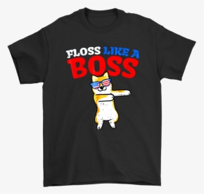 Floss Like A Boss Dance Shirt Shiba Inu Flossing Dog - Sylvanas T Shirt, HD Png Download, Free Download