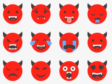 Demon Clipart Devil Emoji - Icon Mặt Quỷ, HD Png Download, Free Download