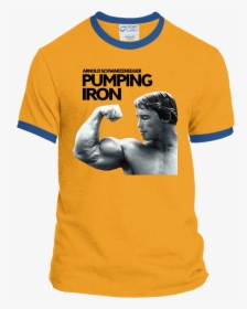 Arnold Schwarzenegger Pumping Iron T-shirt - Pumping Iron T Shirt, HD Png Download, Free Download