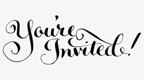 Youre Invited To A Wedding Clipart - You Are All Invited, HD Png Download, Free Download