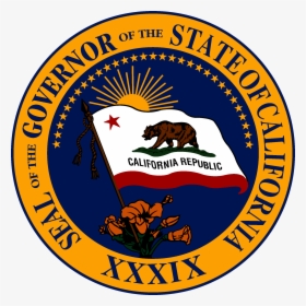 Seal Of The Governor Of California - California Governor Seal, HD Png Download, Free Download