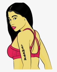 Nicki Minaj Png Free Download - Nicki Minaj Cartoon Drawing, Transparent Png, Free Download