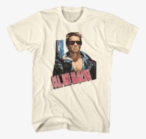 Retro I"ll Be Back Terminator Shirt - Terminator Movie T Shirts, HD Png Download, Free Download