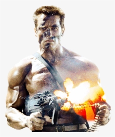 Arnold Schwarzenegger Commando Transparent, HD Png Download, Free Download
