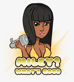 ﾟ✧ Transparent Nicki Minaj To Slay Your Blog - Cartoon, HD Png Download, Free Download