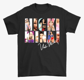 Nicki Minaj Singer As Seen Through Name Signature Shirts - Gorillaz Demon Days Shirt, HD Png Download, Free Download