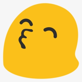 Emoji Smiley Face Android - Android Emoji Kissing Face, HD Png Download, Free Download