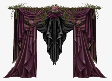 Gothic Curtains Png - Black Curtains Transparent Background, Png Download, Free Download