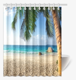 Tropical Beach Shower Curtain 60quotx72quot Id D54958 - Window Blind, HD Png Download, Free Download