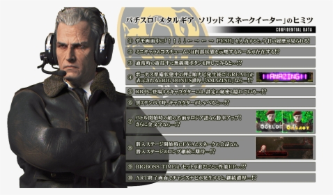 Major Zero Mgs Codec - Metal Gear Solid Zero, HD Png Download, Free Download