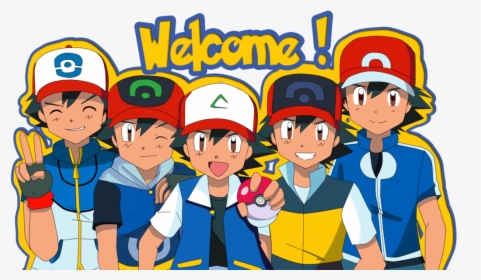 All Forms Of Ash Ketchum, HD Png Download, Free Download