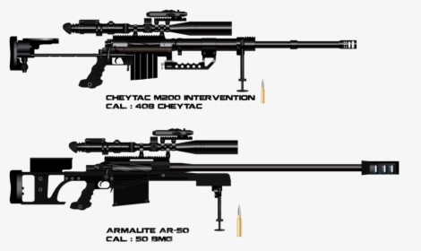 Armalite Ar Et - 50 Cal Cheytac M200 Intervention, HD Png Download, Free Download