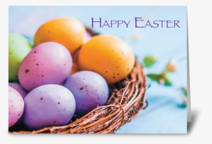 Nest Easter Basket Greeting Card - Greeting Card, HD Png Download, Free Download