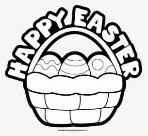 Easter Chick Clipart Free Black And White, HD Png Download, Free Download
