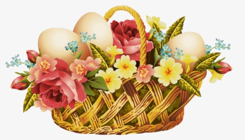 Basket Easter Royalty-free Free Clipart Hd Clipart - Happy Easter Business Card, HD Png Download, Free Download