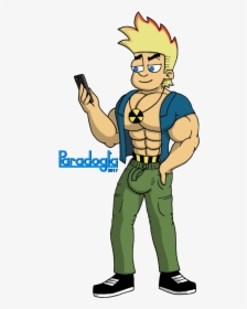 Muscle Teen Johnny Test By Paradogta - Johnny Test Muscle, HD Png Download, Free Download