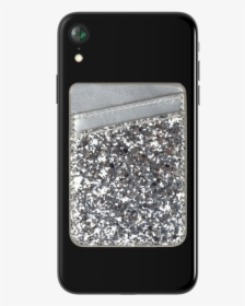 Silver Glitter Smartphone Wallet - Smartphone, HD Png Download, Free Download