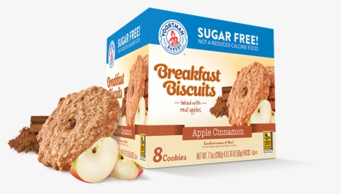 Apple Cinnamon Sugar Free Breakfast Biscuits - Voortman Sugar Free Breakfast Biscuits, HD Png Download, Free Download