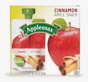Boite 4 Pouch Applesnax Cinnamon Usa - Natural Foods, HD Png Download, Free Download
