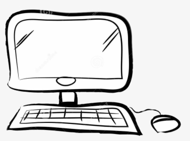 #computer #doodle #google #freetoedit - Doodle Of A Computer, HD Png Download, Free Download