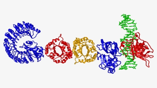 Doodle Proteins - Google Logo Trick, HD Png Download, Free Download