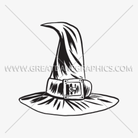 Witch Hat Production Ready Artwork For T Shirt Printing, HD Png Download, Free Download