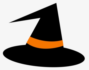 Witch-hat - Transparent Orange Witch Hat, HD Png Download, Free Download