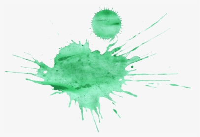16 Green Watercolor Splatter - Green Watercolor Stain Png, Transparent Png, Free Download