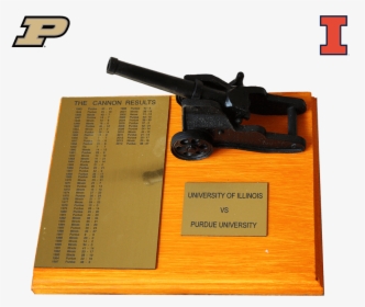 Purdue Illinois Cannon Trophy, HD Png Download, Free Download