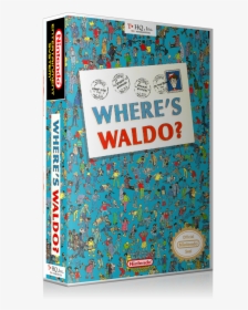 Nes Where"s Waldo Retail Game Cover To Fit A Ugc Style - Where's Waldo Nes, HD Png Download, Free Download
