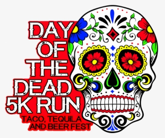 Day Of The Dead 5k - Sugar Skull Designs Easy, HD Png Download, Free Download