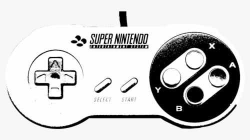 Snes Controller White Png - Super Nintendo, Transparent Png, Free Download