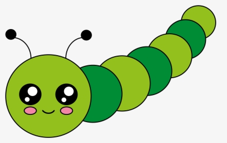 Cute Caterpillardownload Now Cute Spider - Cartoon Caterpillar Clip Art, HD Png Download, Free Download