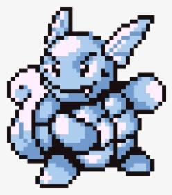 Pokemon Red Blastoise Sprite Png - Pokemon Red And Blue Wartortle, Transparent Png, Free Download