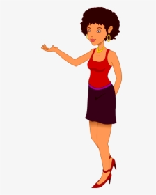 Woman Standing Clipart - Woman Clipart Transparent, HD Png Download, Free Download