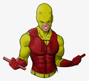 Yellow Daredevil Png , Png Download - Daredevil Deviantart, Transparent Png, Free Download