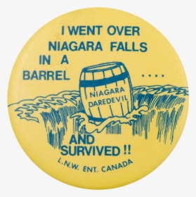 Niagara Daredevil Event Button Museum - Circle, HD Png Download, Free Download