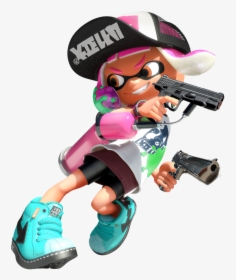 Ethan🔪🔪 On Twitter - Splatoon 2 Pink Inkling, HD Png Download, Free Download