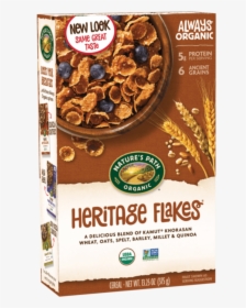 Natures Path Organic Heritage Flakes 375 G, HD Png Download, Free Download