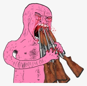 Pink Wojak Shotgun, HD Png Download, Free Download