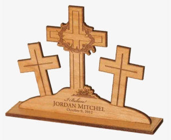 Engraved Wooden Cross Gift - Cross, HD Png Download, Free Download