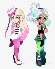 0 Goldilale Splatoon 2 Kid Icarus - Callie Marie Pearl And Marina, HD Png Download, Free Download