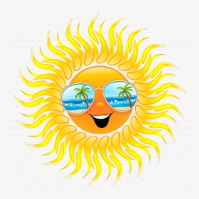 Transparent Summer Sun Png - Summer Season Seasons Cartoon, Png Download, Free Download