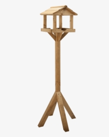 Wooden Bird Table Transparent Image - Simple Bird Table Design, HD Png Download, Free Download