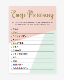 Transparent Baby Emoji Png - Free Printable Emoji Baby Shower Game, Png Download, Free Download
