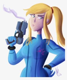 Metroid Samus Aran Nintendo Video Games Digital Art - Cartoon, HD Png Download, Free Download